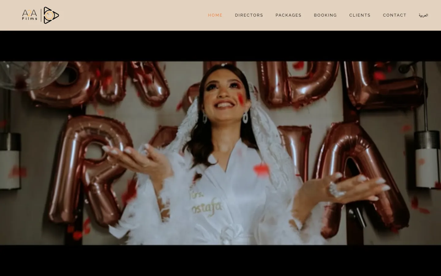 A2A Films Wedding Videography Website