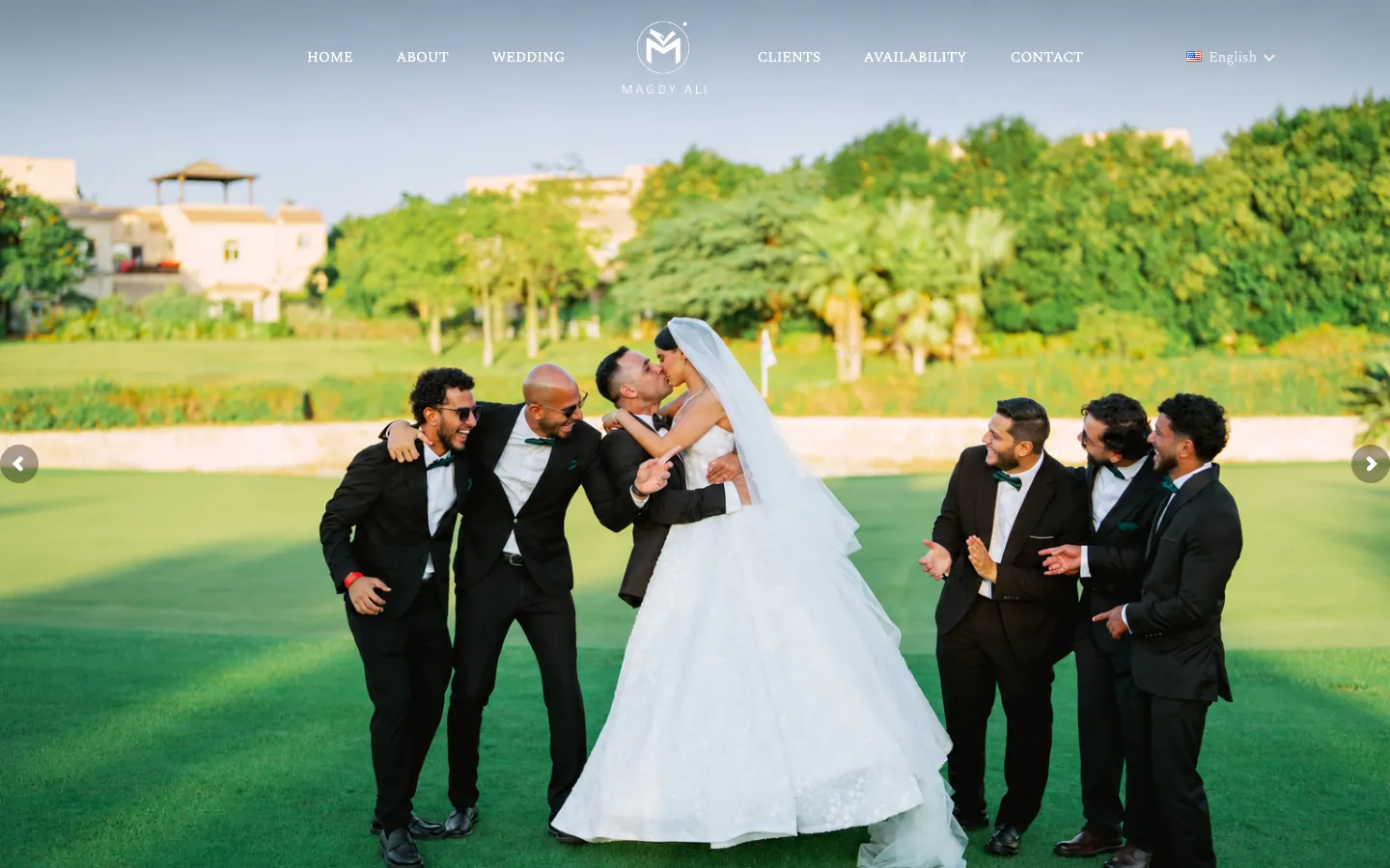 Magdy Ali Wedding Photographer Website
